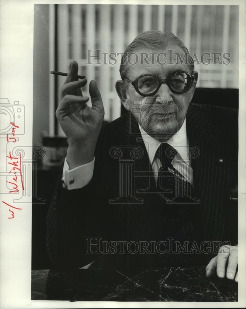 1979 Press Photo Arthur Rubloff, Chicago Realtor and Art Collector - mjb80025 - Historic Images