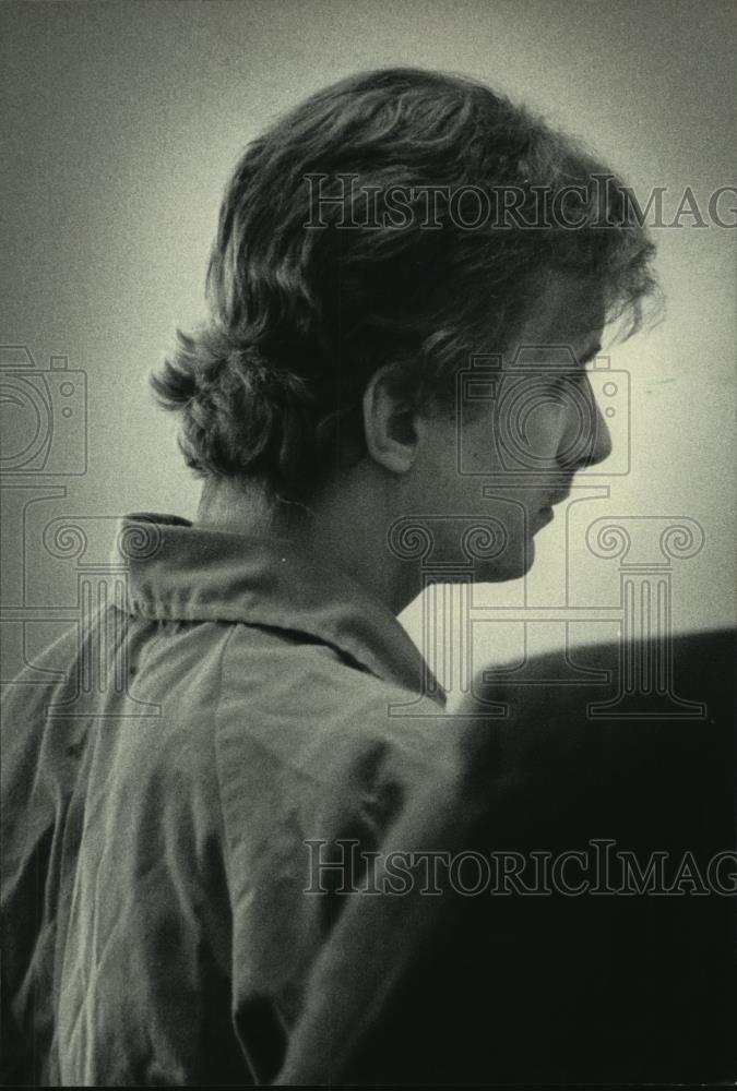 1985 Press Photo Randoth Kazel, Kidnapping suspect in Wisconsin - mjb80583 - Historic Images