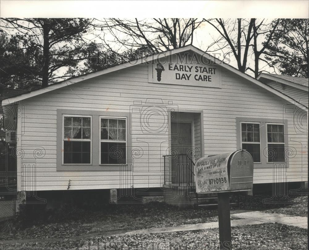 1984 Press Photo Early Start Day Care Shut Down by State, Homewood, Alabama - Historic Images