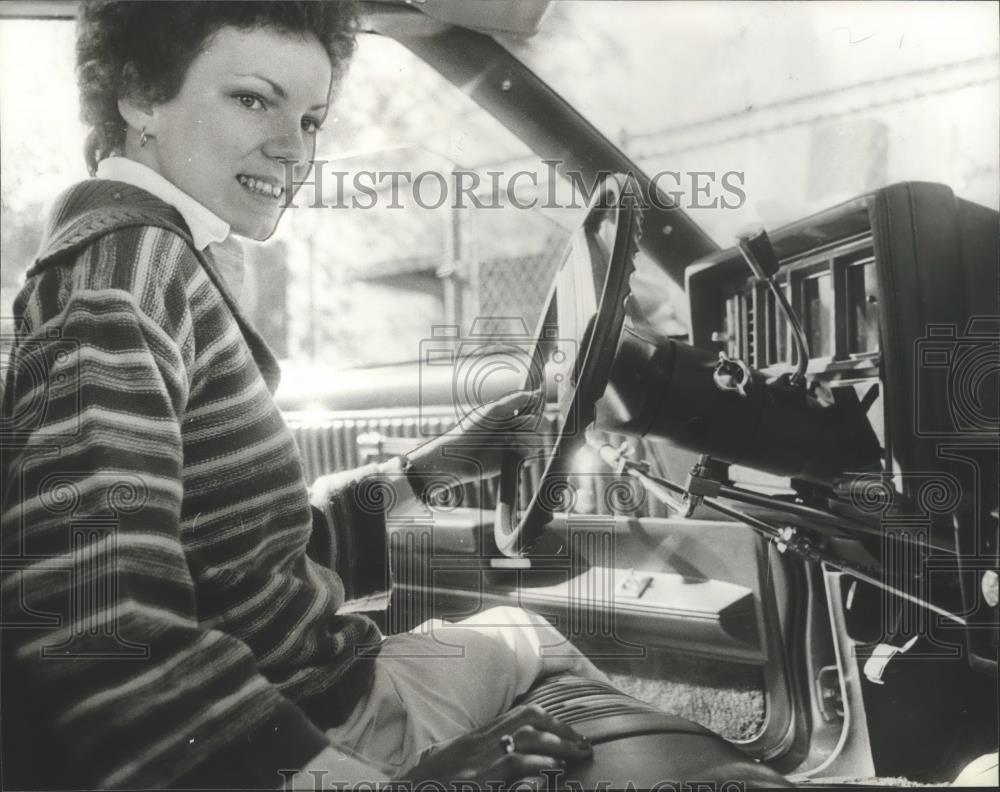 1978 Press Photo Hand-Controlled Auto Brings Benefits, Jefferson County, Alabama - Historic Images