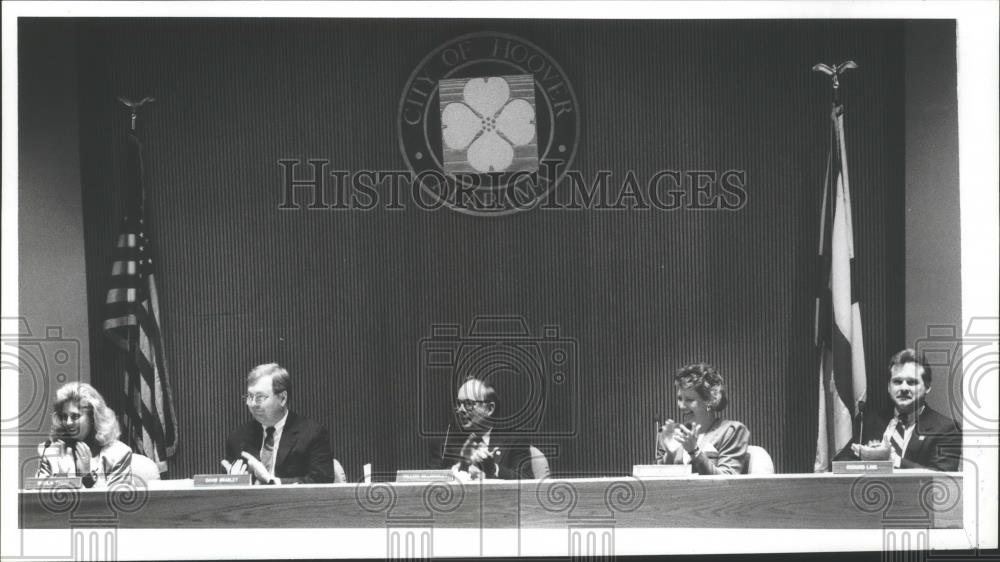 1992 Press Photo Hoover City Council members, Alabama - abna11287 - Historic Images