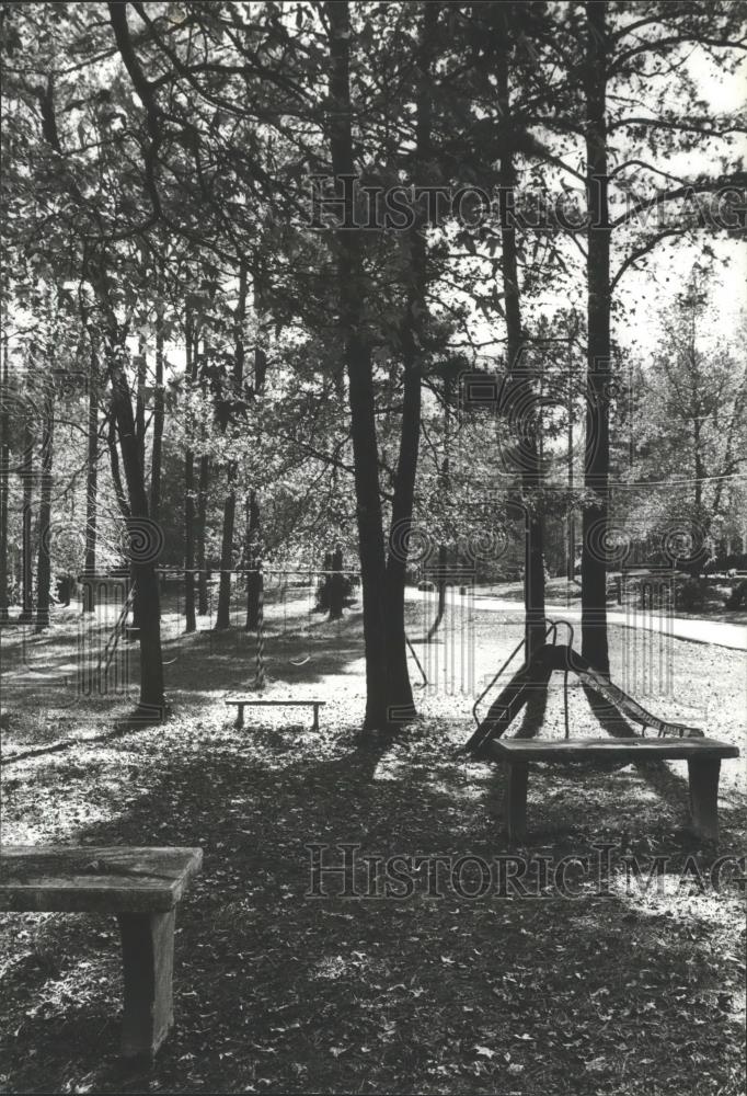 1979 Press Photo neighborhood park in Hueytown, Alabama - abna11367 - Historic Images