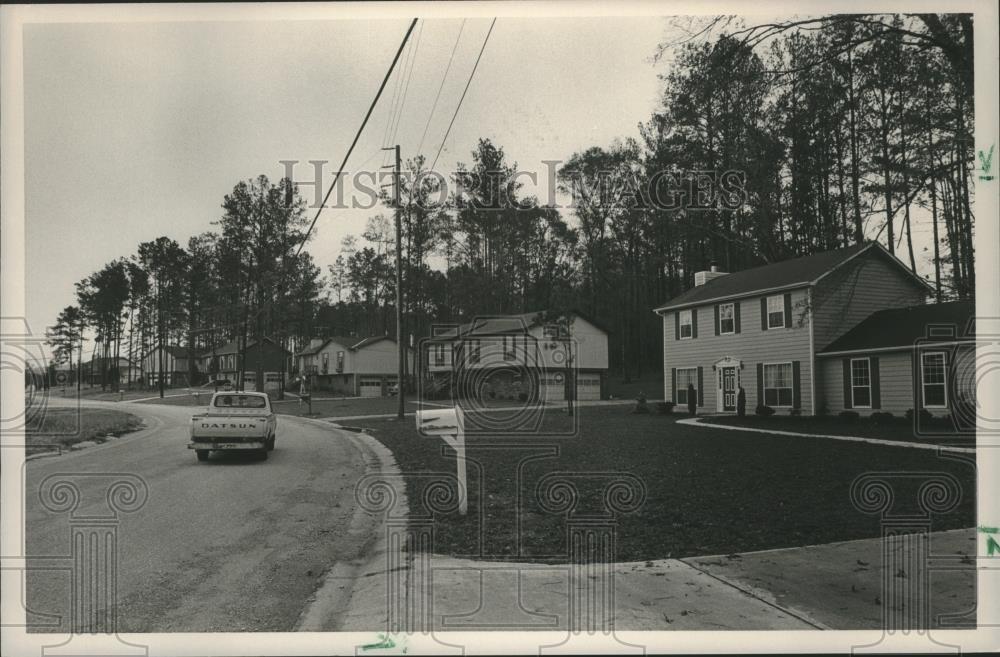 1985 Press Photo Homes line Plantation South, Helena - abna11586 - Historic Images