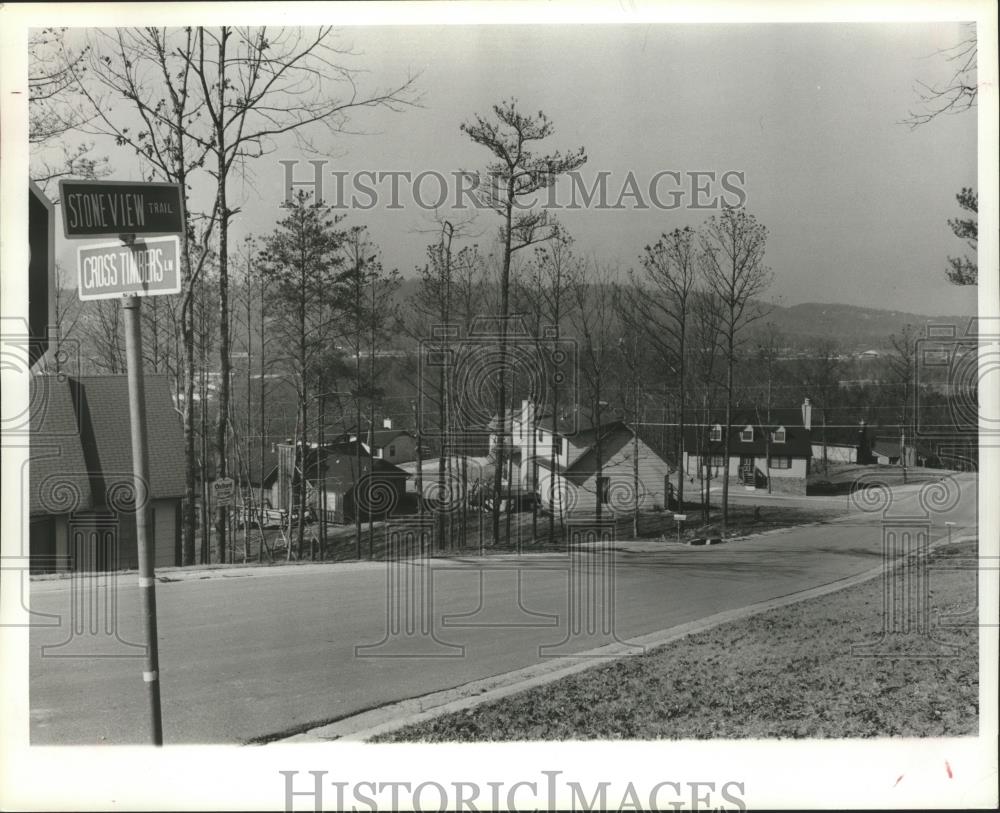 1980 Press Photo Homes in Stoneridge Subdivision, Irondale, Alabama - abna11628 - Historic Images