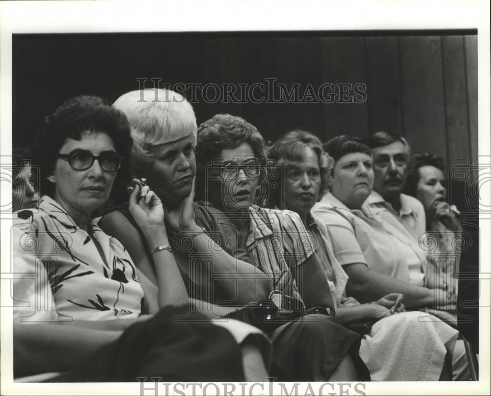 1980 Press Photo Audience at Jefferson County Board of Education meeting - Historic Images