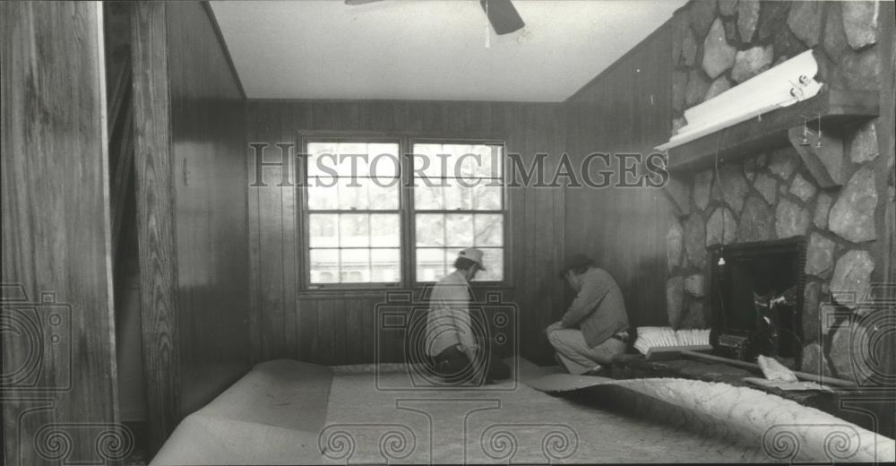 1981 Press Photo New carpeting may require professional for installation work - Historic Images