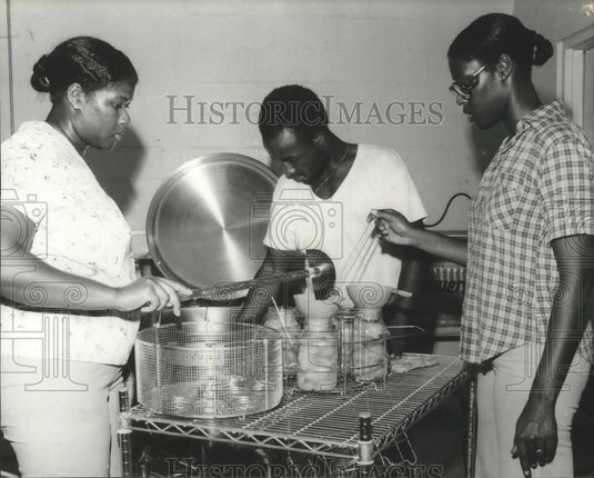 1981 Press Photo Workers at Hillsboro, Alabama cannery - abna11772 - Historic Images