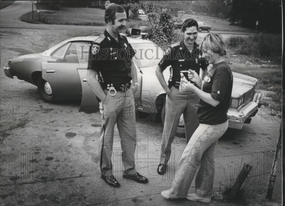 1978 Press Photo Unidentified Sheriff deputies, Jefferson County, Alabama - Historic Images