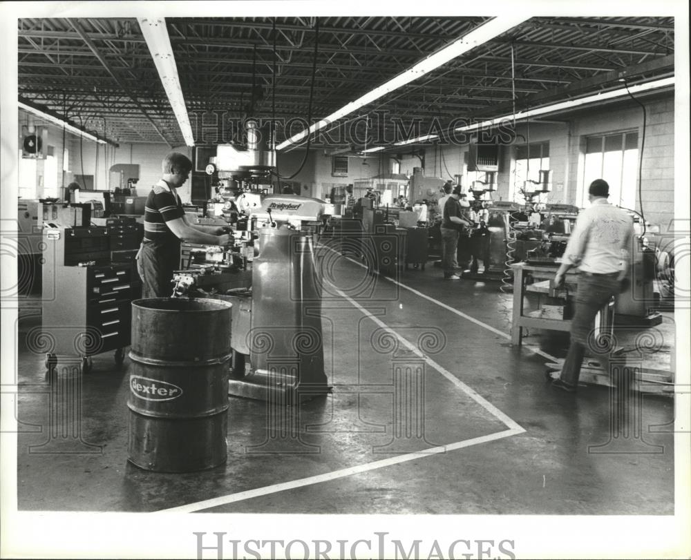 Press Photo Technical school class at Wallace State College, Hanceville, AL - Historic Images