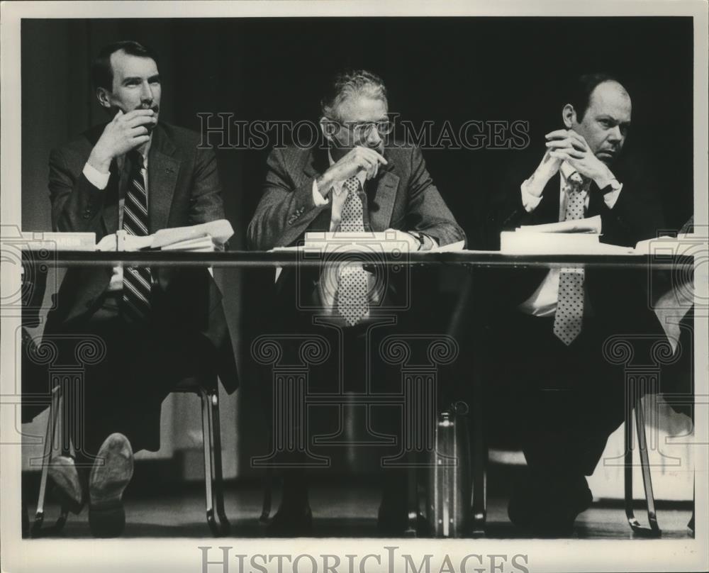 1987 Press Photo Homewood vs Samford Hearing on Lakeshore Development Birmingham - Historic Images