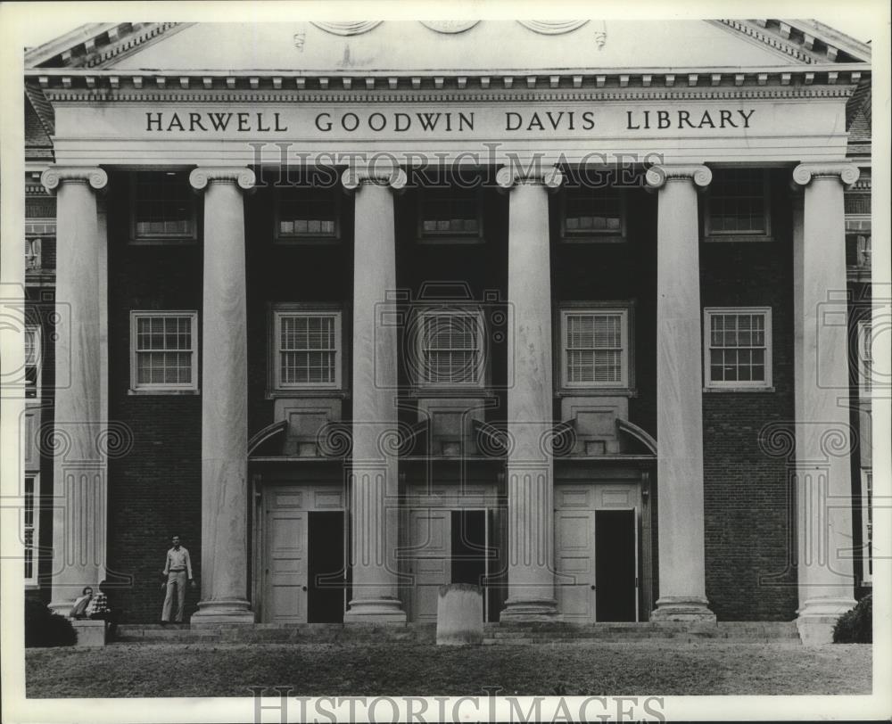 1979 Press Photo Harrell Goodwin Davis Library at Samford, Birmingham, Alabama - Historic Images