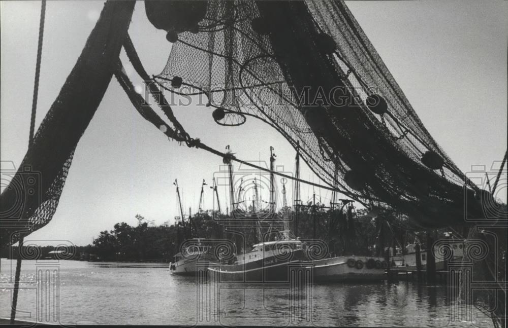 1981 Press Photo Shrimp ship in Alabama - abna12084 - Historic Images