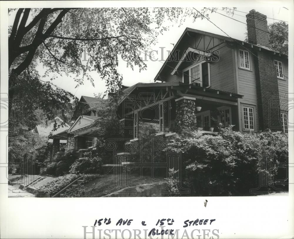 1981 Press Photo Southside home at 15th Avenue and 15th Street, Birmingham - Historic Images