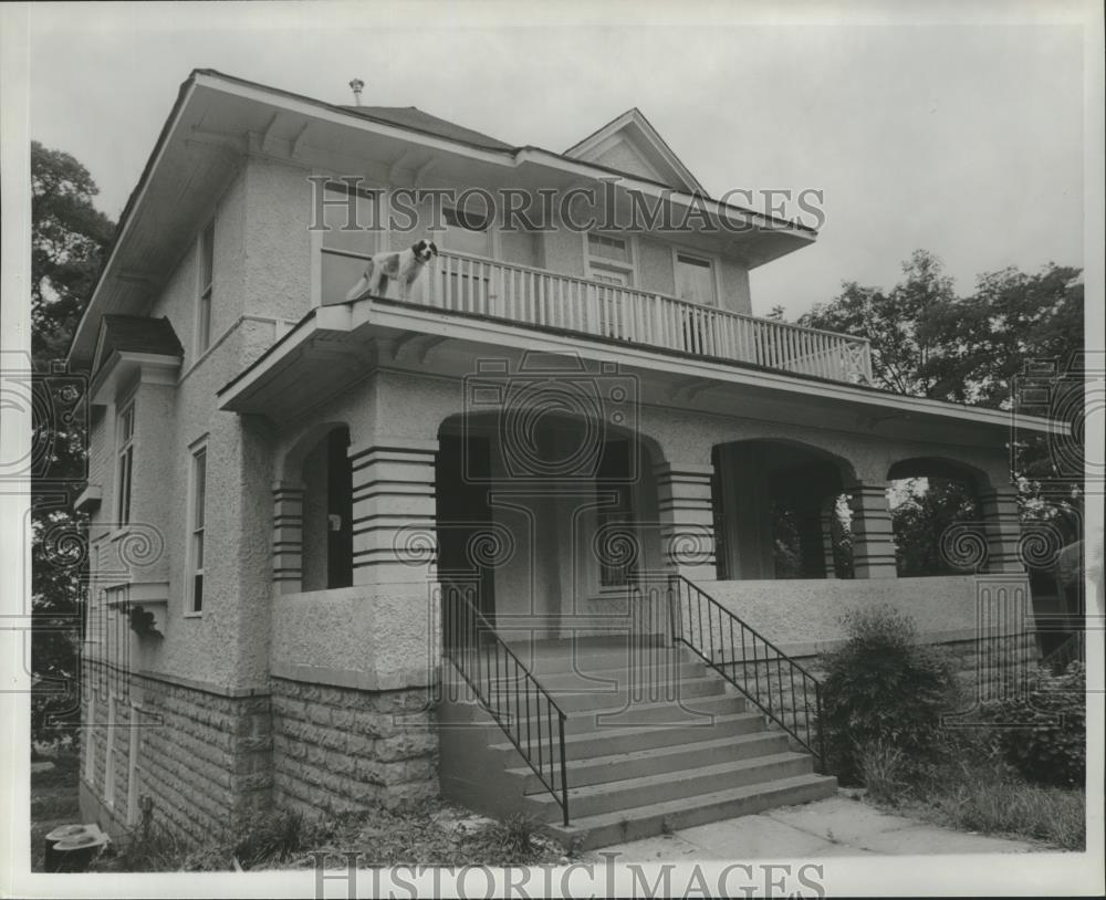 1981 Press Photo Southside home, Birmingham, Alabama - abna12251 - Historic Images