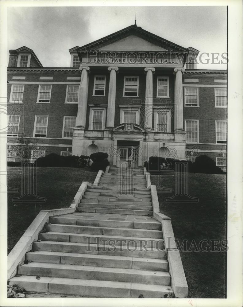 1979 Press Photo Samford Hall at Samford University, Birmingham, Alabama - Historic Images