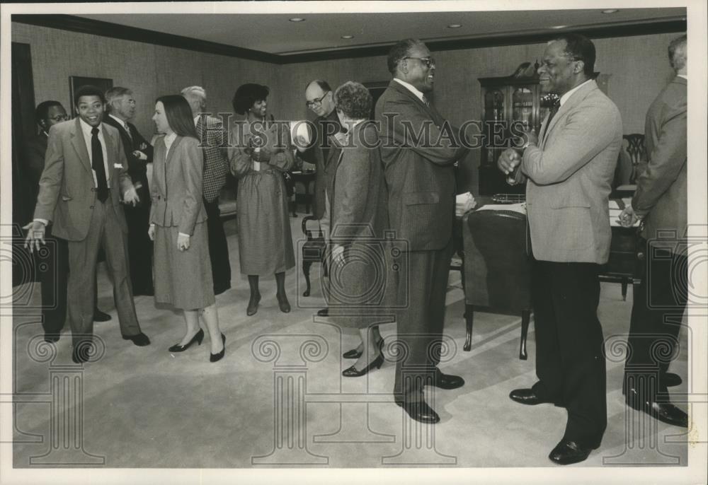 1987 Press Photo University of Alabama President Search Committee Members - Historic Images