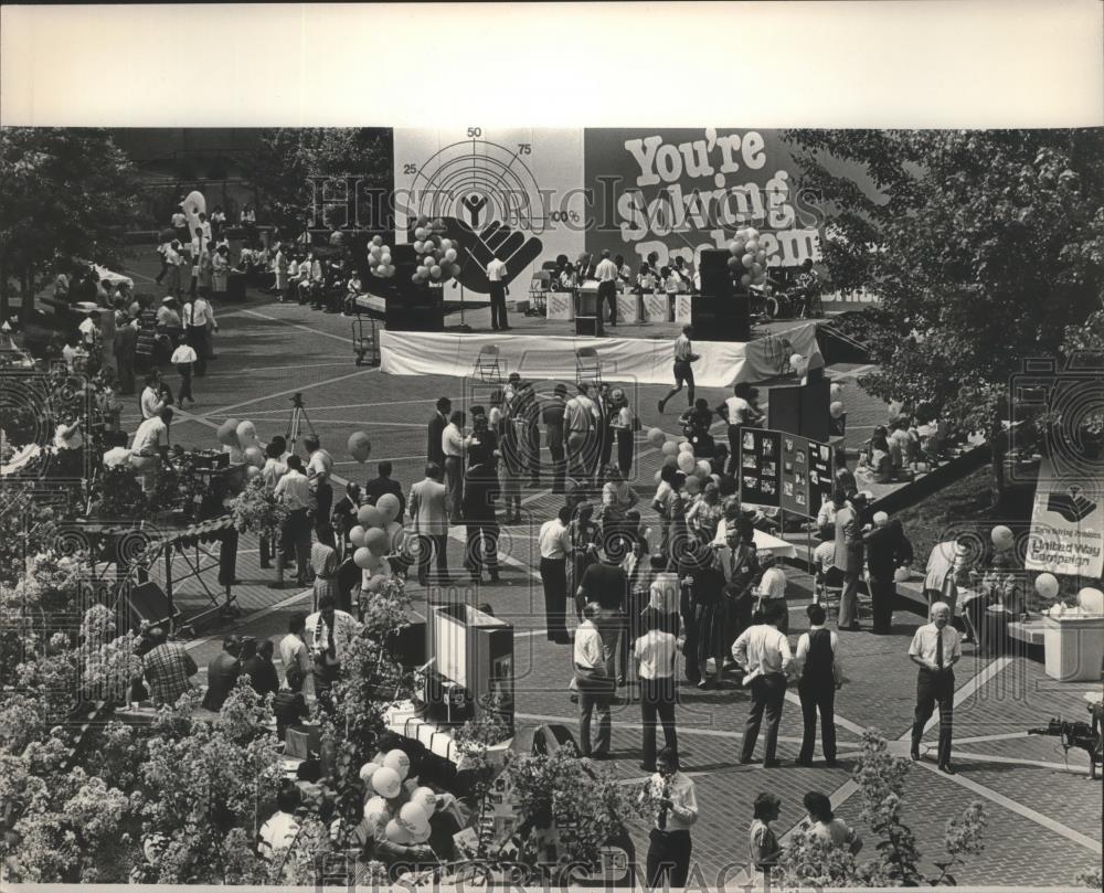 1983 Press Photo United Way kickoff festival - abna12788 - Historic Images