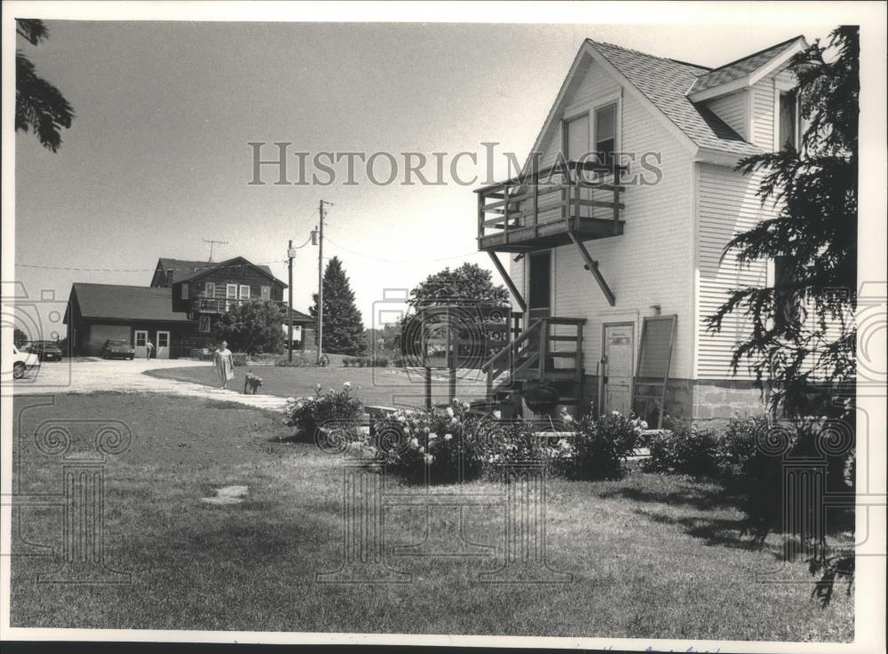 1988 Press Photo Barnard&#39;s farm offers bed and breakfast or inn lodging - Historic Images