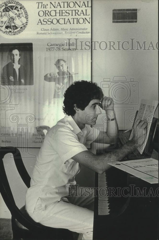 1981 Press Photo Paul Polivnick,Milwaukee Symphony Orchestra associate conductor - Historic Images