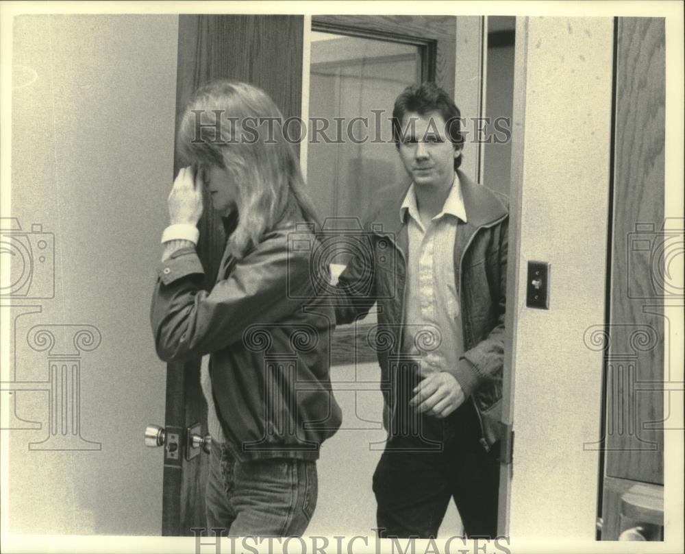 1984 Press Photo Mathew Peters and Diane Haley, Milwaukee - mjb82143 - Historic Images