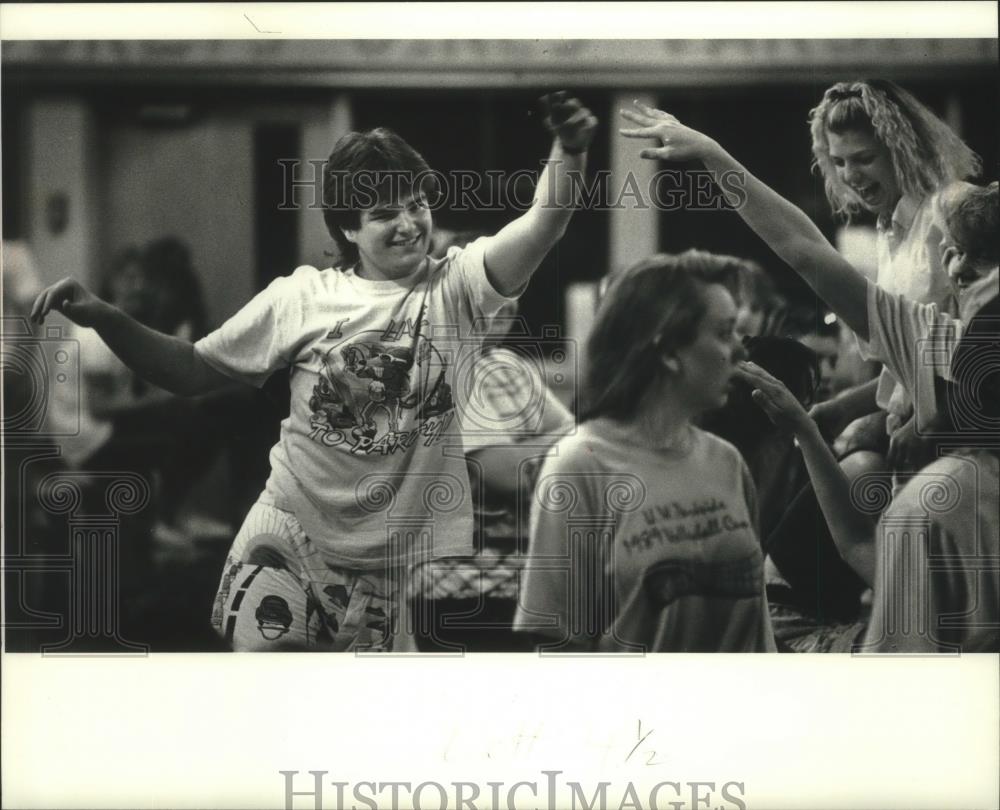 1990 Press Photo Mike Kornacki, South Milwaukee High, wins Disney World Trip - Historic Images