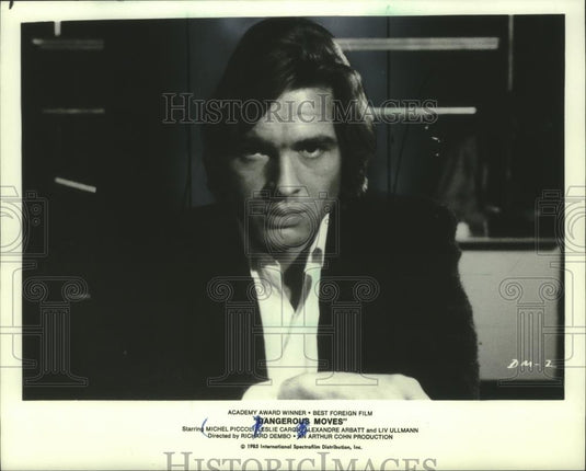 1985 Press Photo Michel Piccoli , Academy Award winning film "Dangerous Moves" - Historic Images