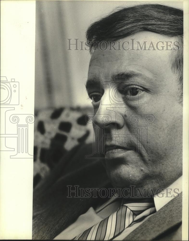 1982 Press Photo Portrait of John Otto of Racine. He will not run for office. - Historic Images