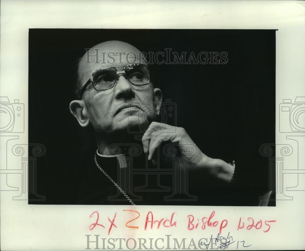 1979 Press Photo Archbishop Jean Jadot at Marquette Univerity - mjb83582 - Historic Images