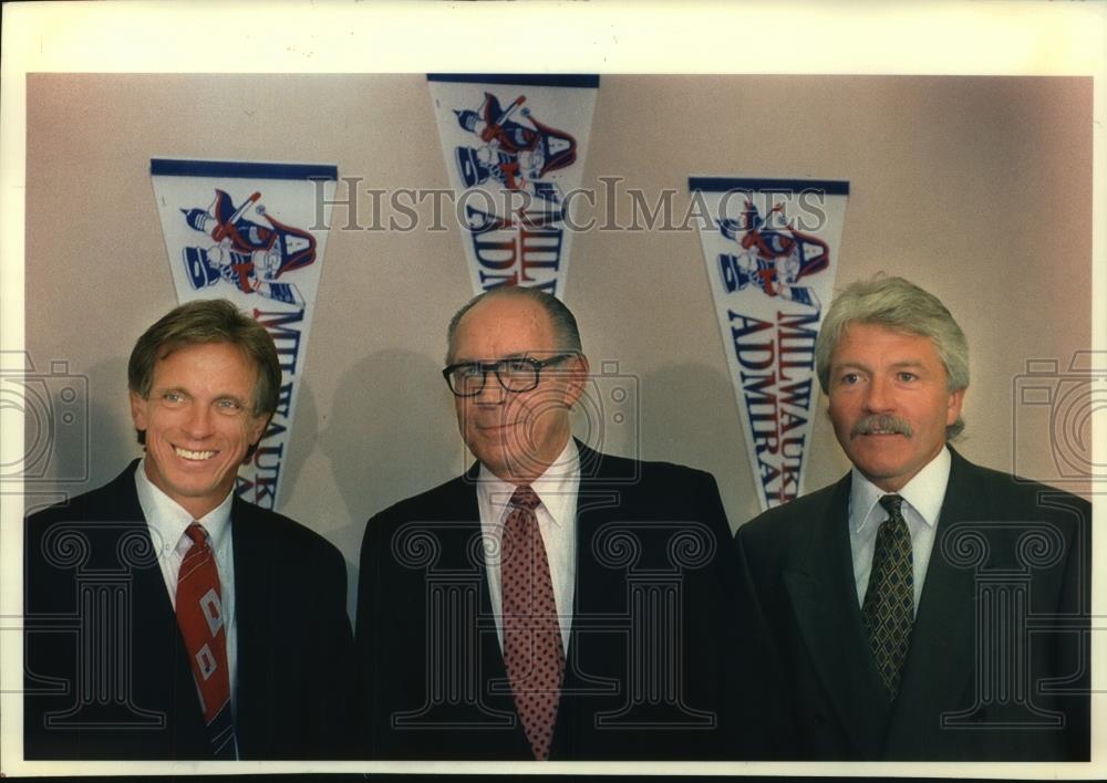 1994 Press Photo Milwaukee Admirals hockey team executives - mjb84280 - Historic Images