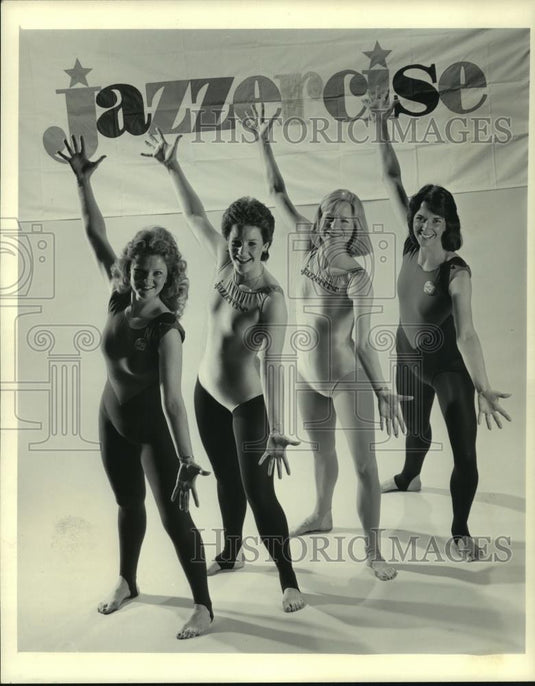 1984 Press Photo Jazzercise poster - mjb84622 - Historic Images