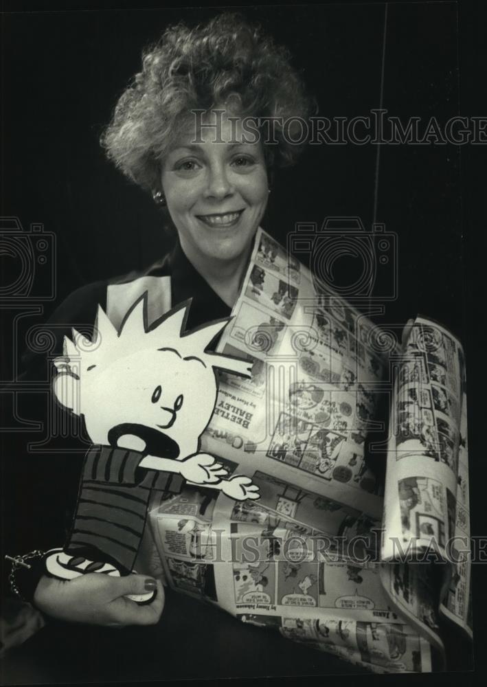 1993 Press Photo Julie Ansfield, Jewish Community Center Comix Gala chairwoman - Historic Images