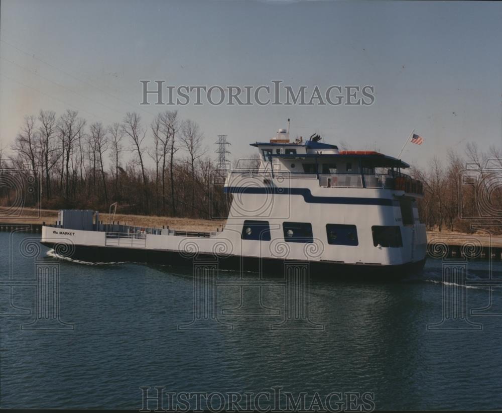 1993 Press Photo Peterson Builders delivered $1.4 million ferry William Market - Historic Images