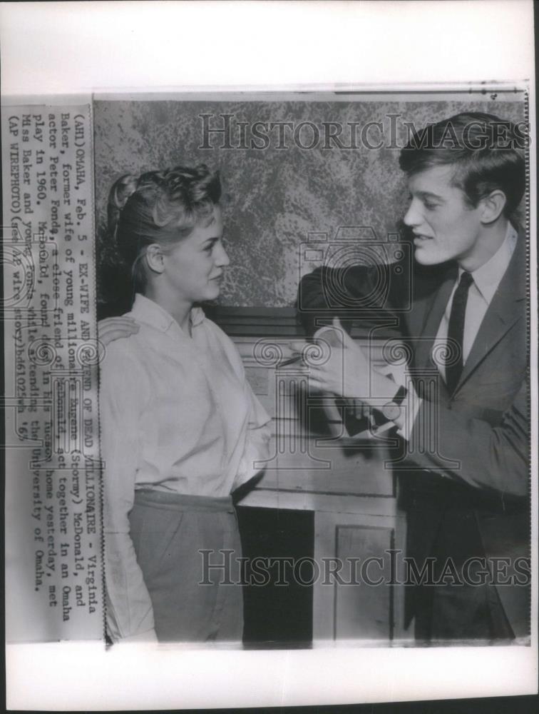 1965 Press Photo Eugene McDonald Peter Fonda Virginia - RSA23225 - Historic Images