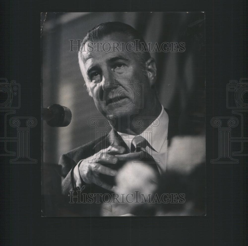 1971 Press Photo Spiro Theodore Agnew Vice President Un - RSA24203 - Historic Images