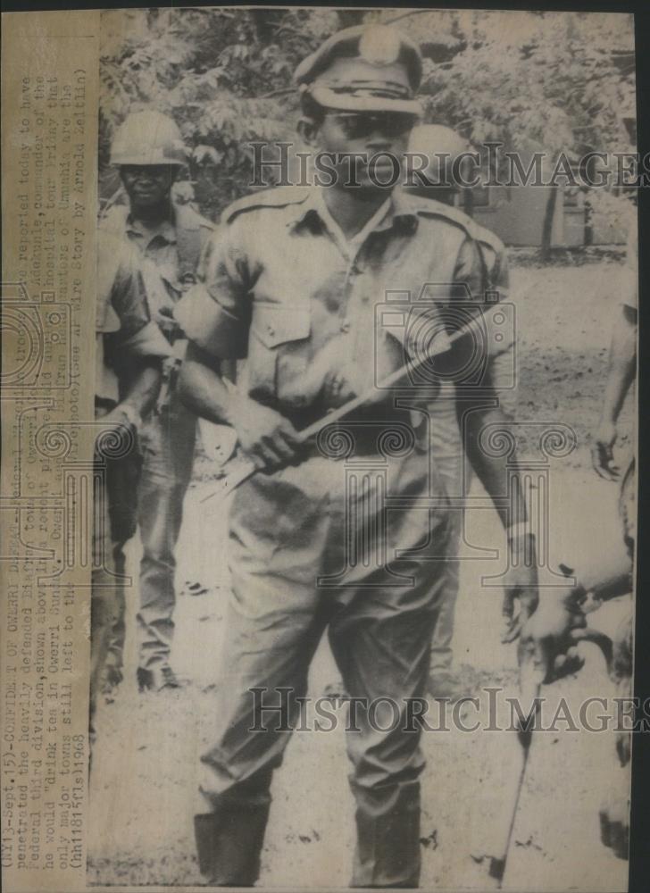 1968 Press Photo Federal Nigerian troops Qwerri - RSA24279 - Historic Images