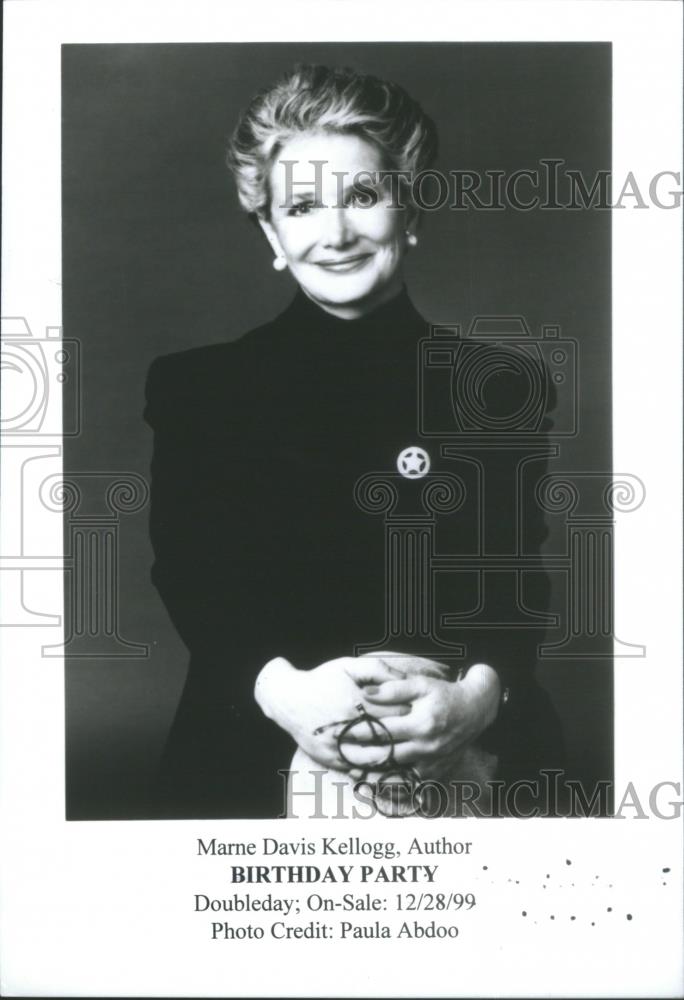 2000 Press Photo Marne Davis Kellogg author of Birthday - RSA28533 - Historic Images