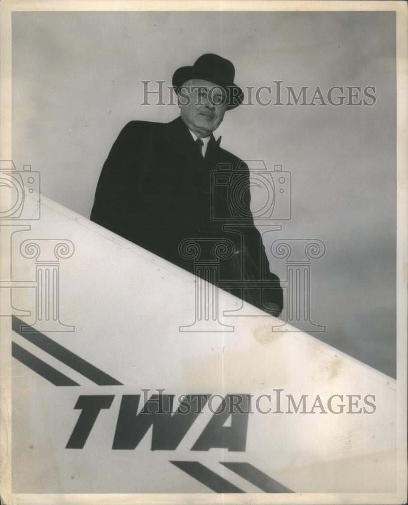 1959 Press Photo Dr. Grayson Kirk President Columbia Un - RSA28605 - Historic Images