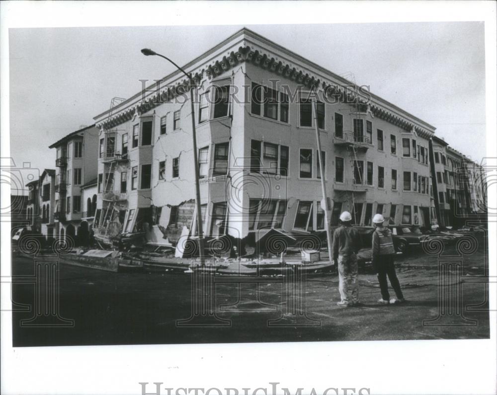 1990 Press Photo Earthquake Disaster San Francisco Cali - RSA31301 - Historic Images