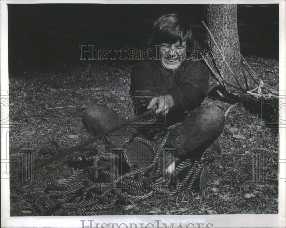 1976 Press Photo Don Earle Dunedin High School Rock Cli - RSA31367 - Historic Images