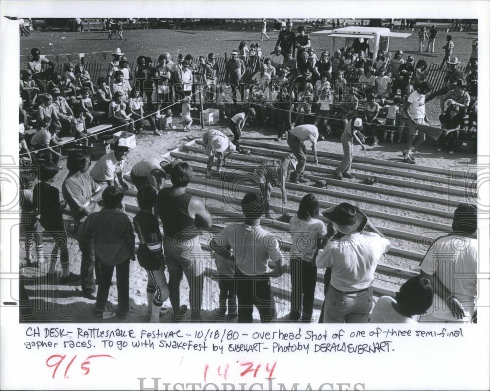 1980 Press Photo Gopher Race/San Antionio Texas - RSA35695 - Historic Images