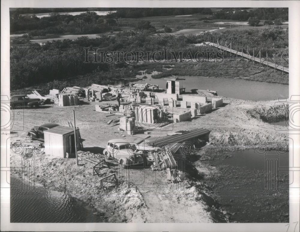 1947 Press Photo WTSP transmitter station construction - RSA36225 - Historic Images