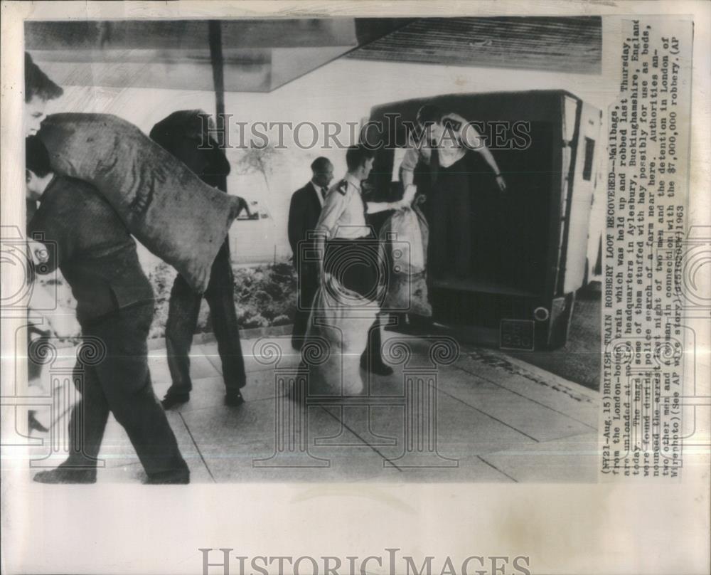 1963 Press Photo British Train Robbery London - RSA37223 - Historic Images