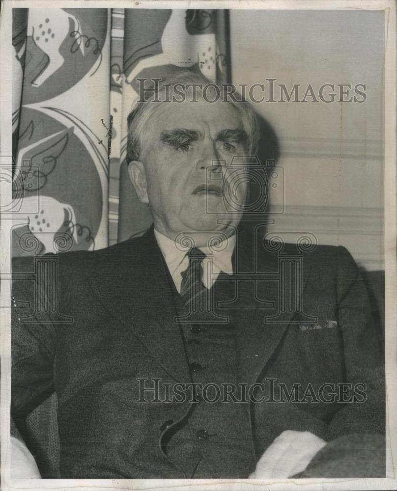 1949 Press Photo John Lewis President United Mine Workers America Labor Union - Historic Images