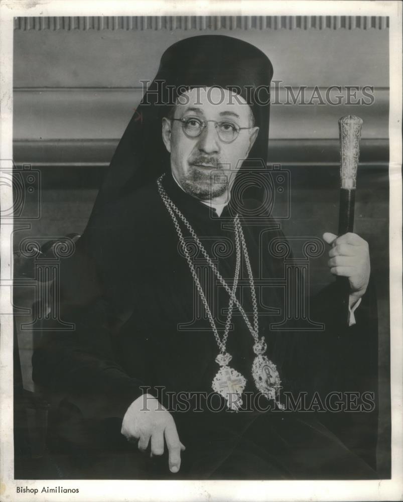 1962 Press Photo Enclosed Picture of Bishop Aimlianos - RSA68473 - Historic Images