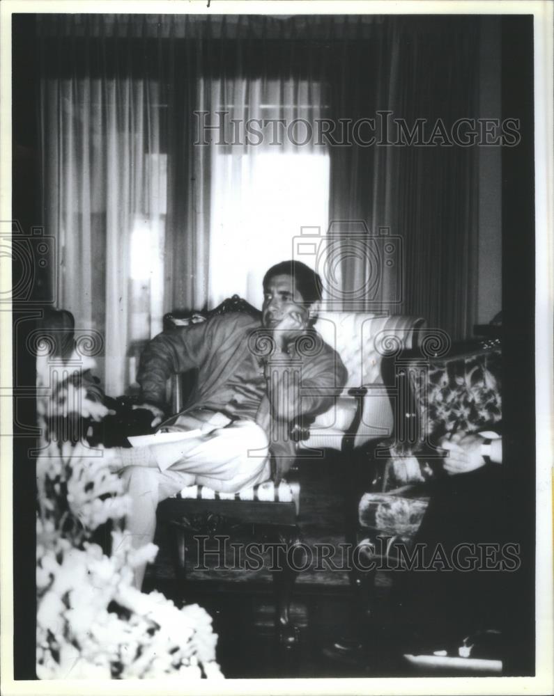 1988 Press Photo Oscar Arias Sanchez Costa Rica Politician President - Historic Images