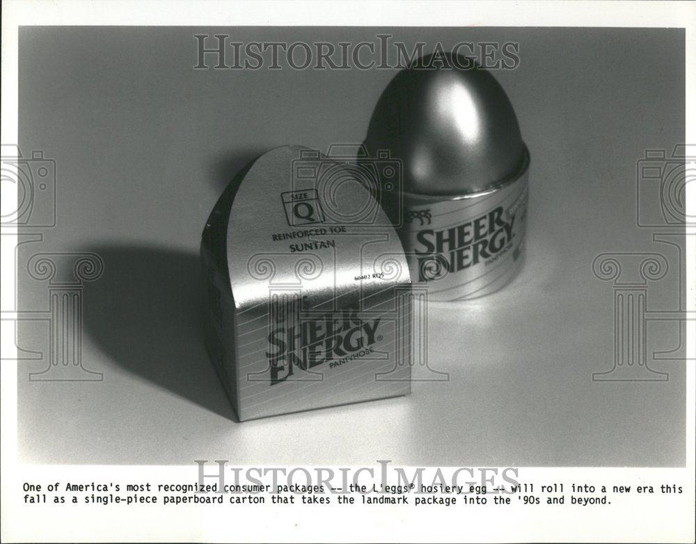 1991 Press Photo America consumer package egg piece - RRV41471 - Historic Images