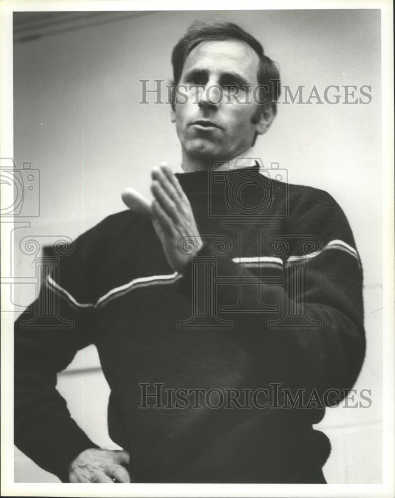 1980 Press Photo Dave Engel at Shelby County Alabama zoning meeting - abna12565 - Historic Images