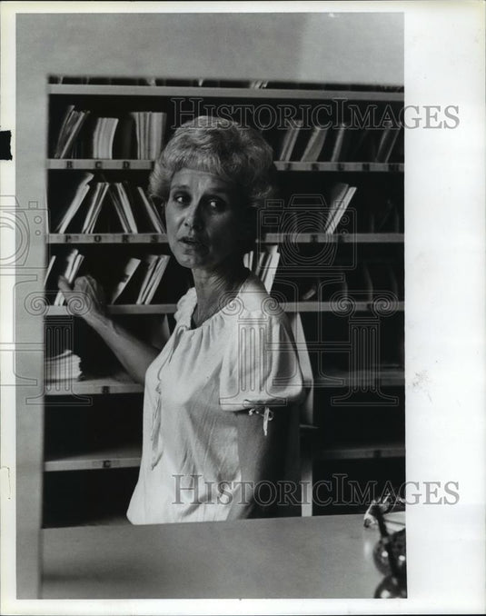 1981 Press Photo Postmaster Hazel Wagnon in Sayre, Alabama - abna13226 - Historic Images
