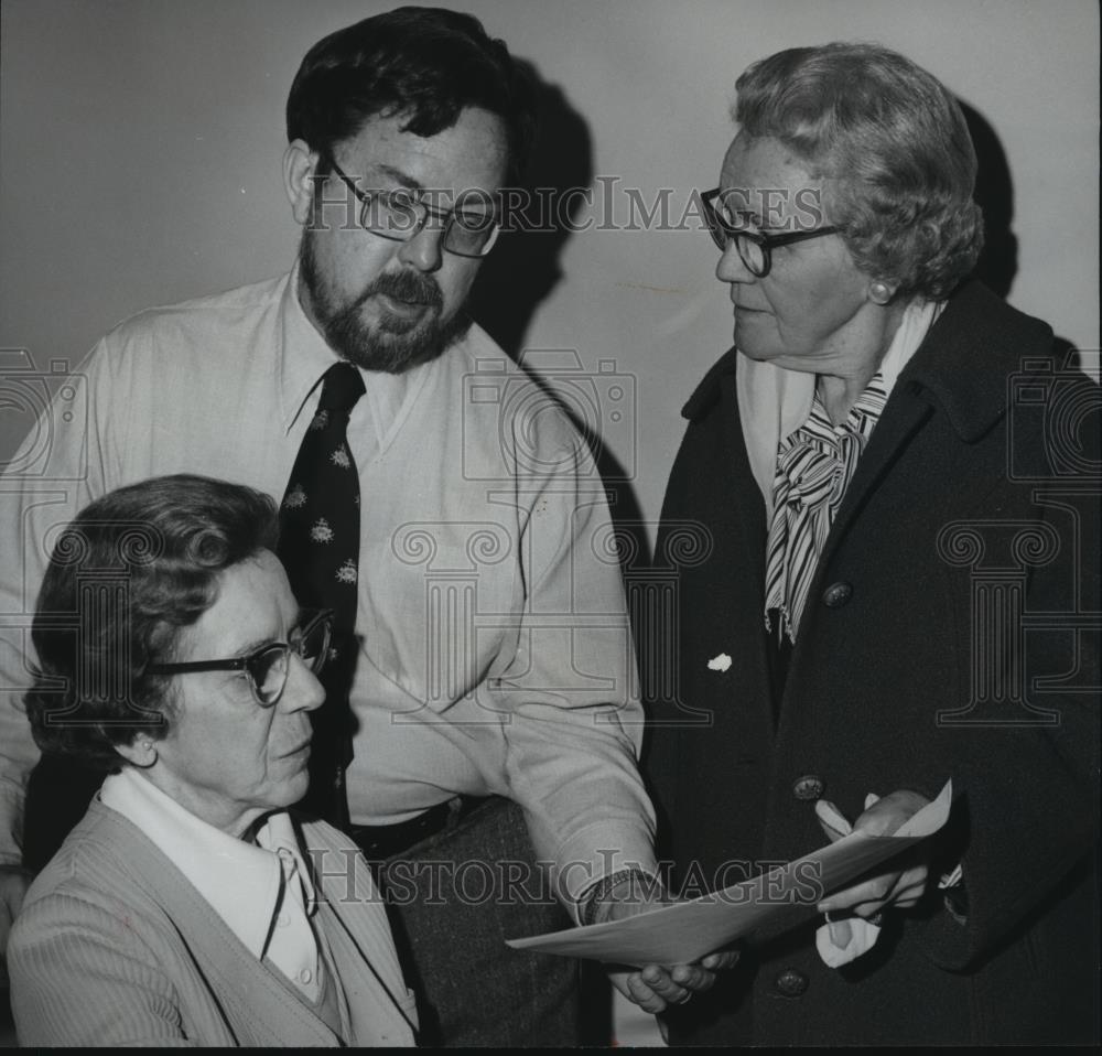 1978 Press Photo Rheba Tuggle, Margaret Brethren &amp; Aubrey Drewry in Birmingham - Historic Images