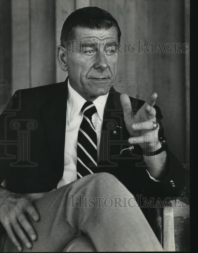 1982 Press Photo Politician Emory Folmar, Alabama Gubernatorial Candidate - Historic Images